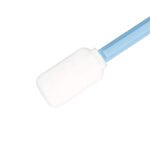 Cleanroom Polyester Swab with Rectangular Head and Short Handle - Image 2