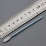 Small Round Head Polyester Swab with Short Handle - Image 4