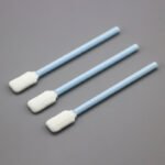 Cleanroom Polyester Swab with Rectangular Head and Short Handle - Image 4