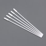Cleanroom Polyester Swab with White Long Handle - Image 3
